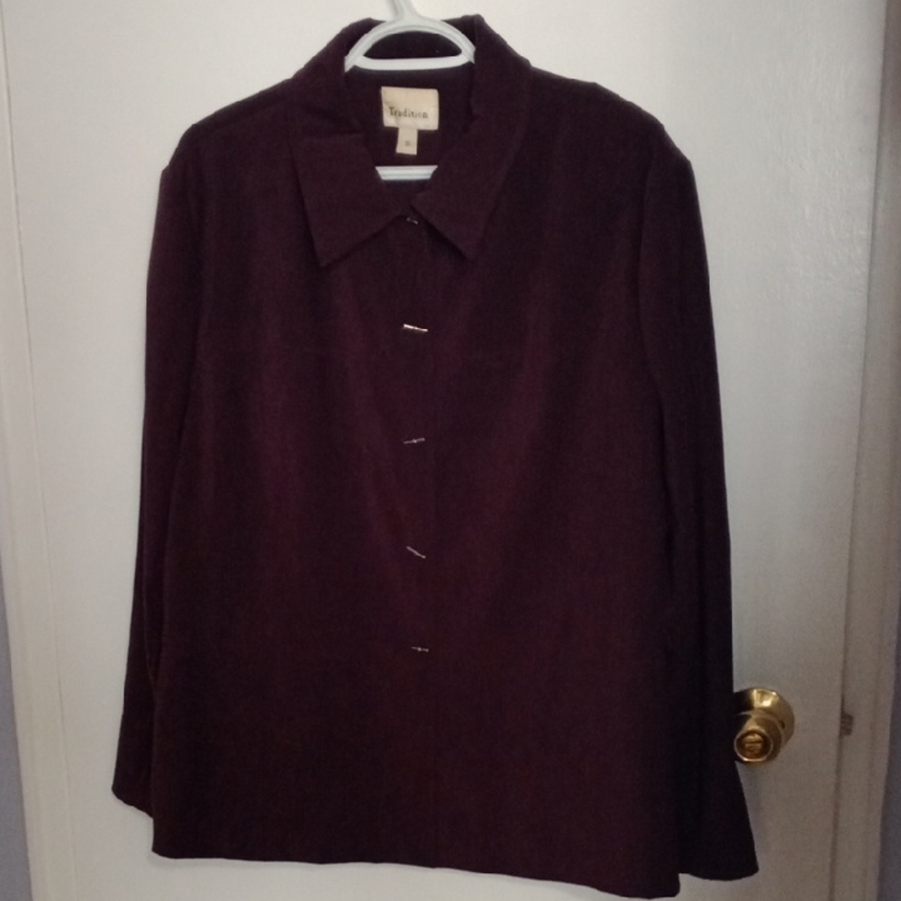 Burgundy Blouse